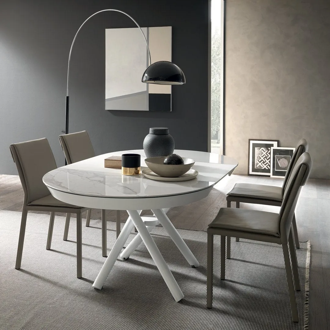 Plexus Rise Round - Coffee and Extending Dining Table