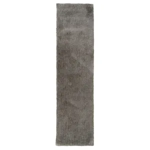 Premium Grey Shaggy Runner Rug - Dove