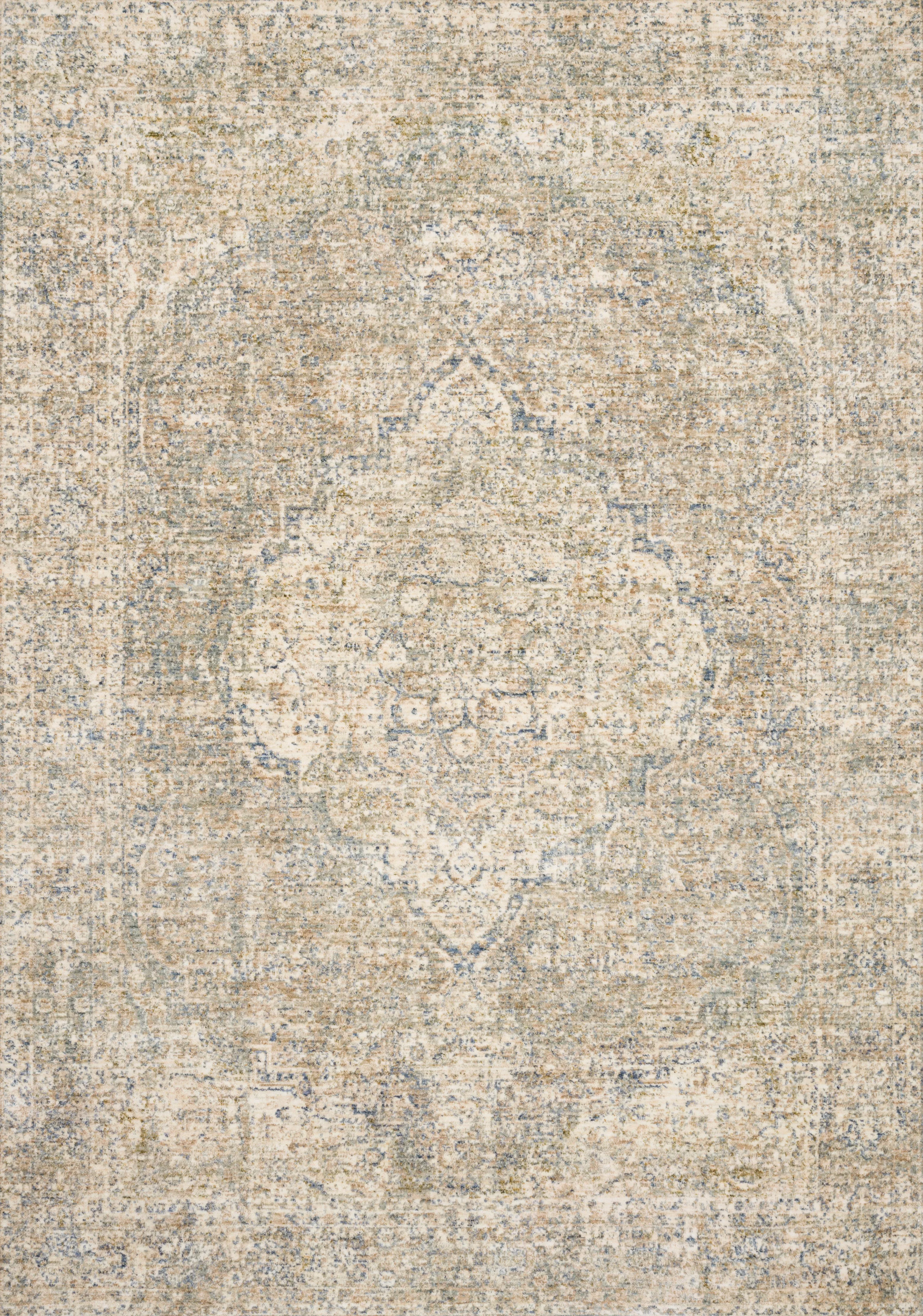 Revere Rug in Granite & Blue