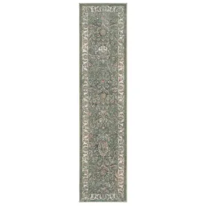 Sage Green Classical Runner Rug - Basila