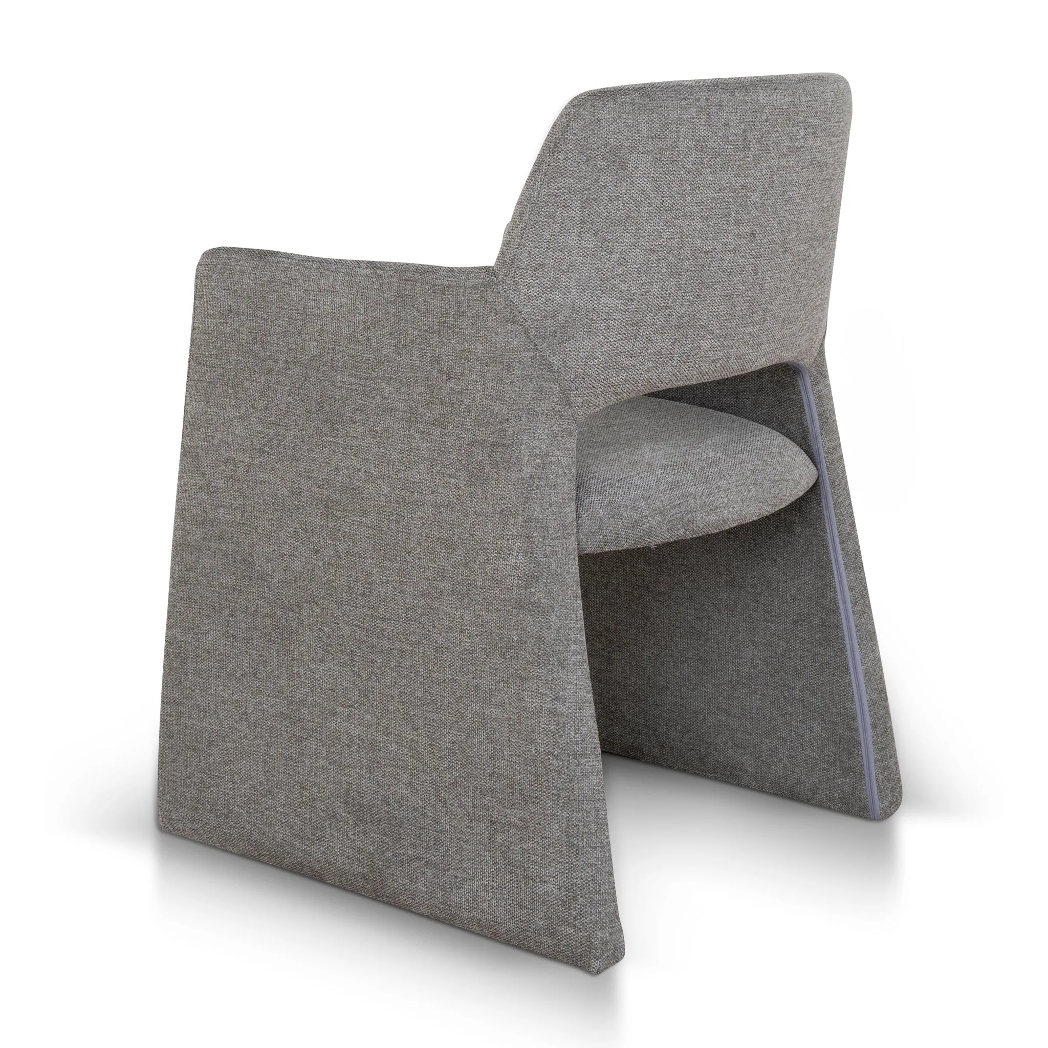 Set of 2 - Marko Fabric Dining Chair - Spec Grey