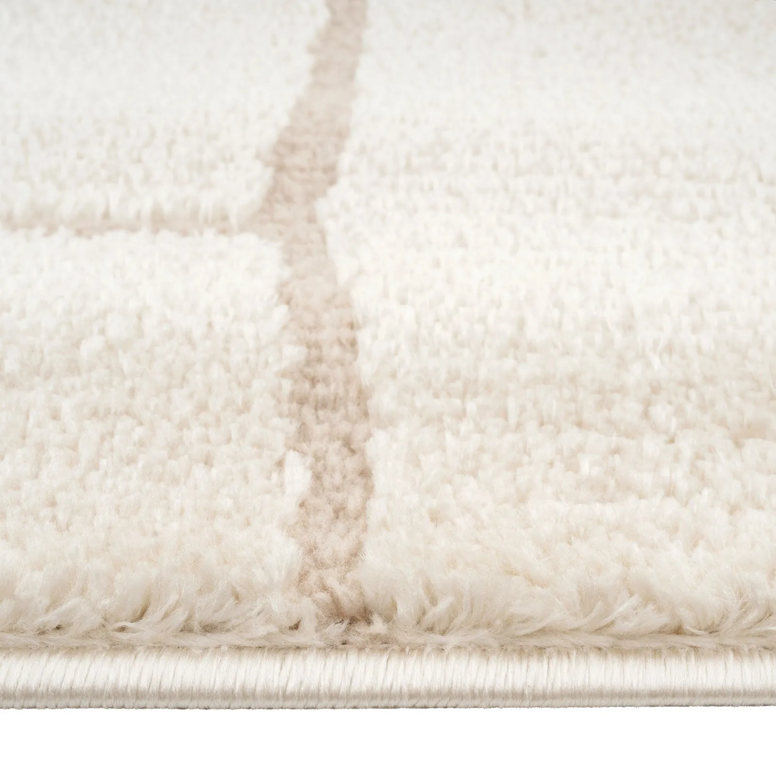 Soft Cream Abstract Rug - Aura