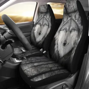 WOLF CAR SEAT COVERS EYE-NIGHT