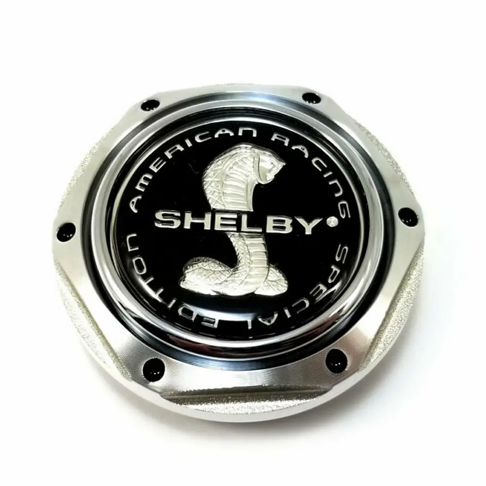 Ar Cap Aluminum  Hex Flat W/Shelby Logo 1