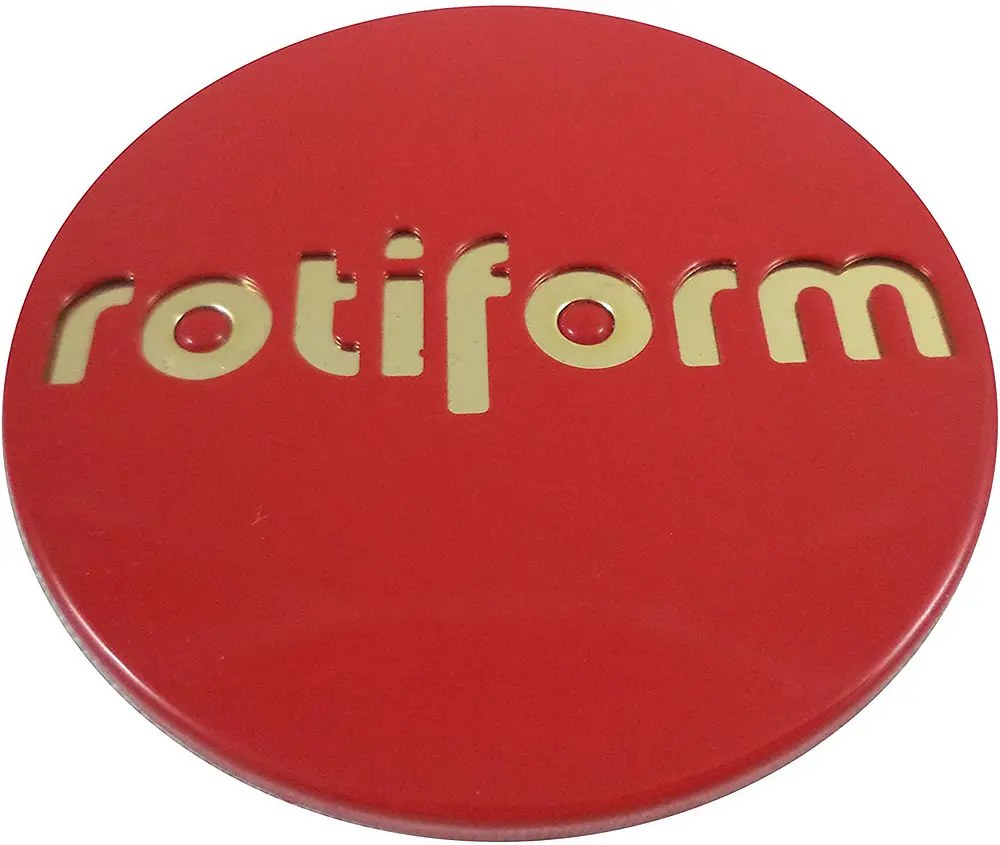 Rotiform 2.36"Snapin Cap-Red W/Gold Logo 1