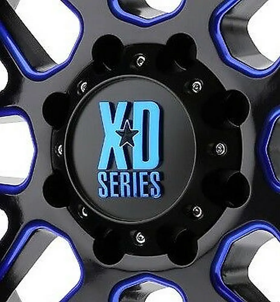 Xds Cap Large 5 Lug Sg-Blk-Blue Tint Cc 1