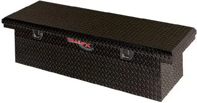 Crsovr- Lp Sgl Lid Pwdr Ctd Black 16 Gauge Alum 69X19.25X13.5 W/Tray 1