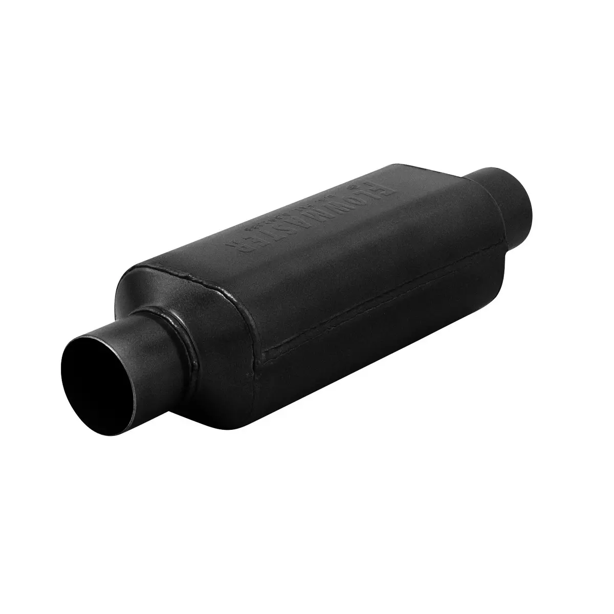 Super Hp-2 Muffler 409Ss - 2.50 Center In./ 2.50 Center Out - Aggressive Sound 1