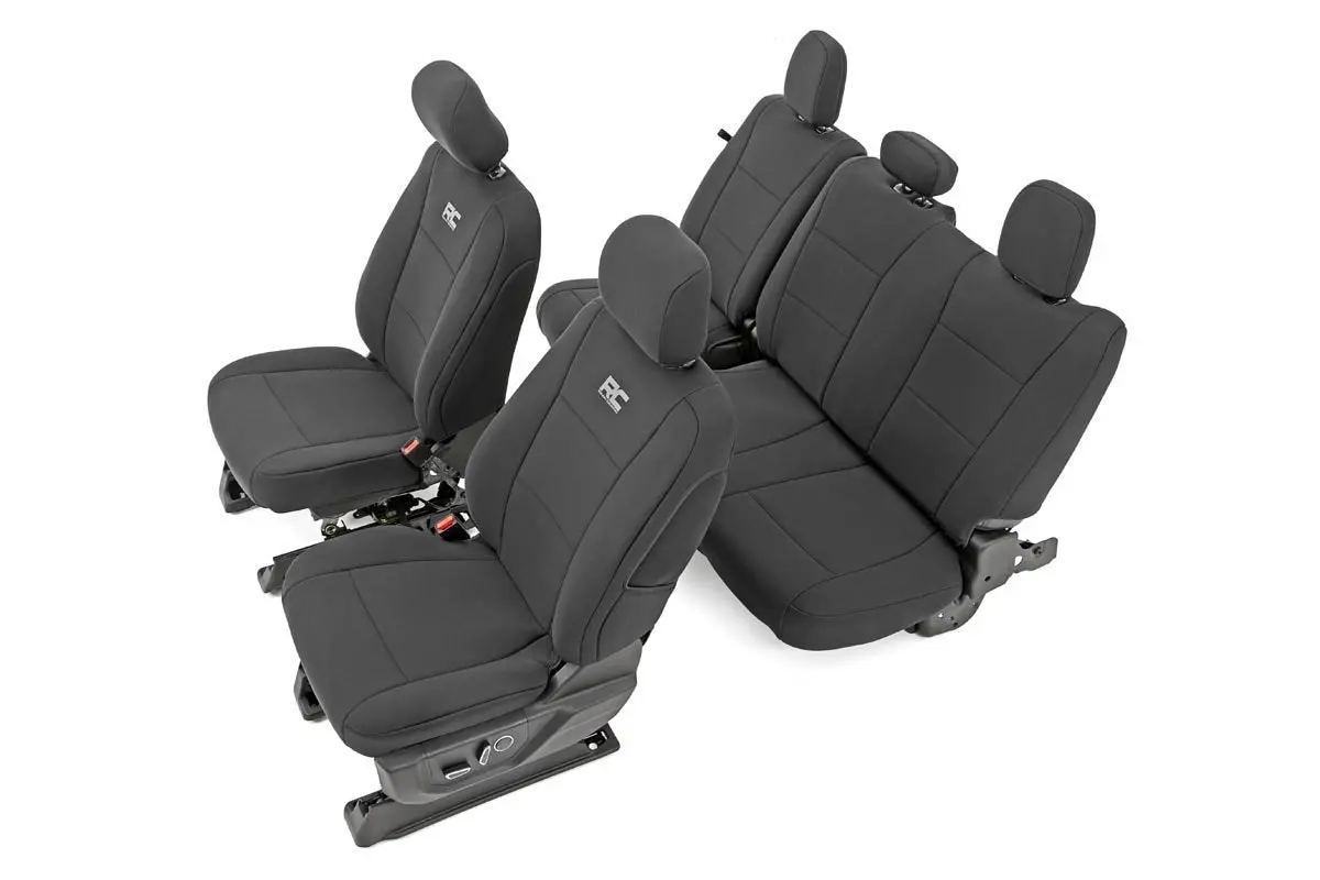 Seat Covers - Fr Bucket And Rr Bench - Ford F-150/Lightning/F-250/F-350 (15-25) 1
