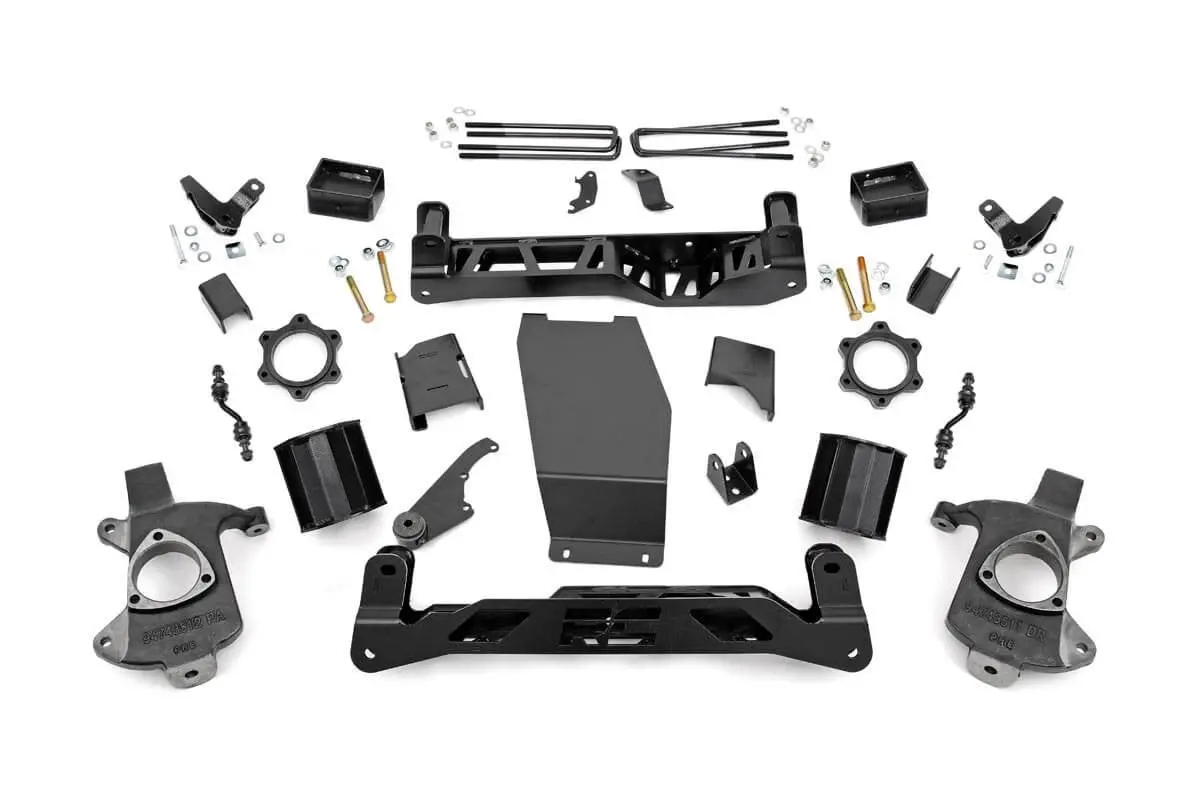5 Inch Lift Kit - Mag-Ride - Alu/Stamp Steel - Gmc Sierra 1500 Denali (14-18) 1