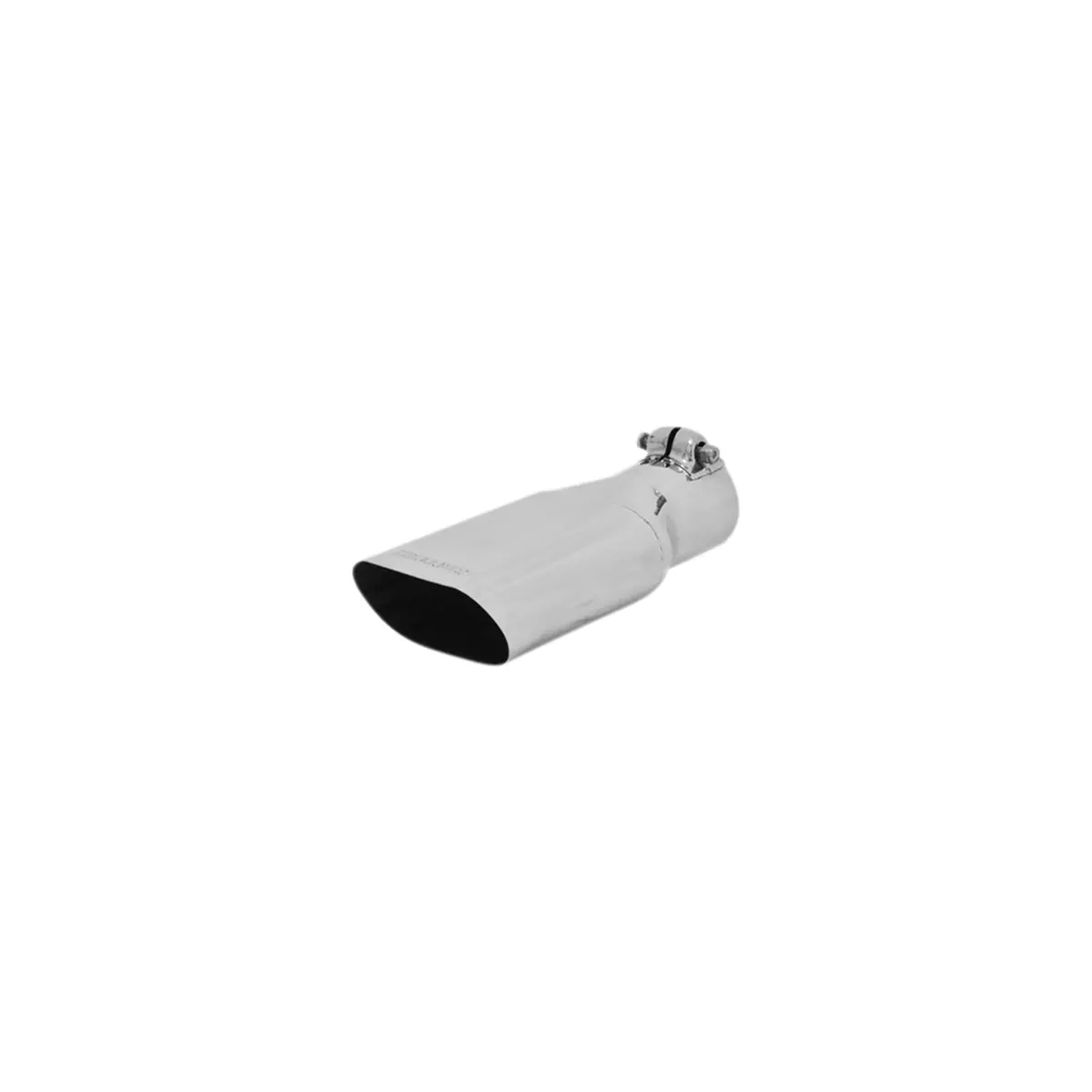 Exhaust Tip - 4.25 X 2.25 In. Oval Polished Ss Fits 2.50 In. Tubing - Clamp On 1
