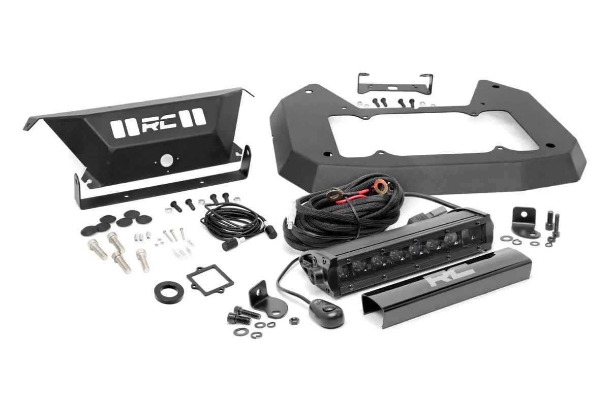Spare Tire Carrier Delete - 8 Inch Blk Ser Led - Jeep Wrangler Jl (18-24) 1