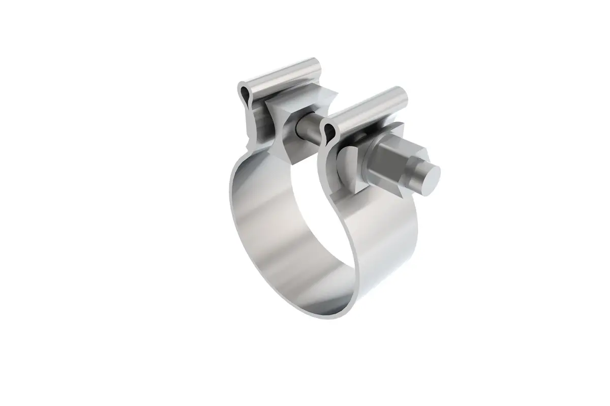2.5" T-304 Stainless Steel Accuseal Single Bolt Band Clamp 1