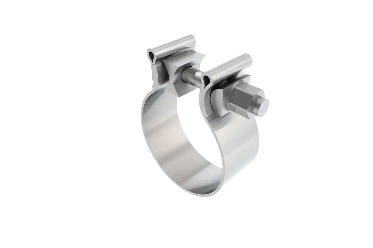 2.75" T-304 Stainless Steel Accuseal Single Bolt Band Clamp 1