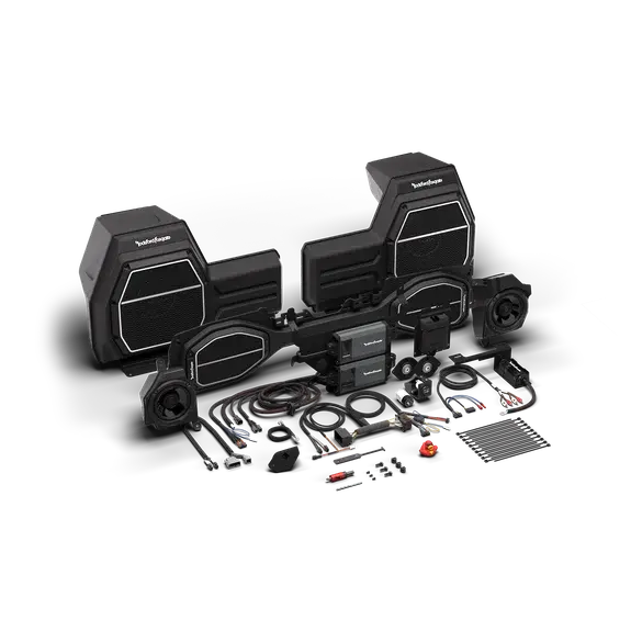 1,800 Watt All-In-One Audio Kit For Select 2018-2023 Jeep Wrangler Unlimited Jl 1