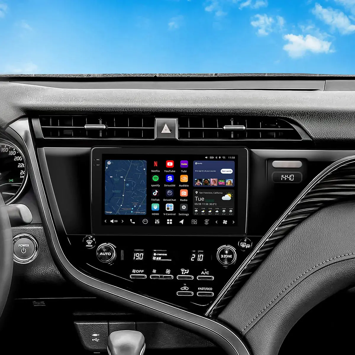 10” Custom-Fit Car Stereo For Toyota Camry 2018-2020 1
