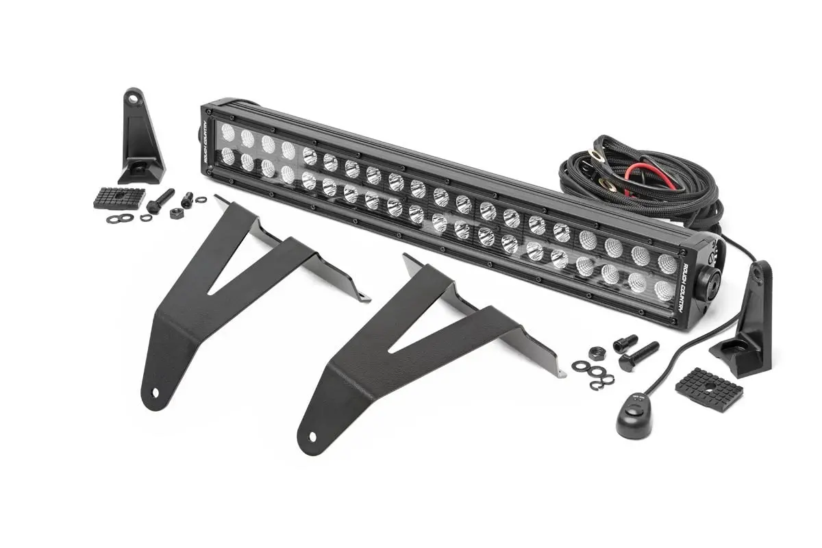 Led Light Kit - Bumper Mount - 20" Black Dual Row - Ram 1500 2Wd/4Wd (19-24) 1