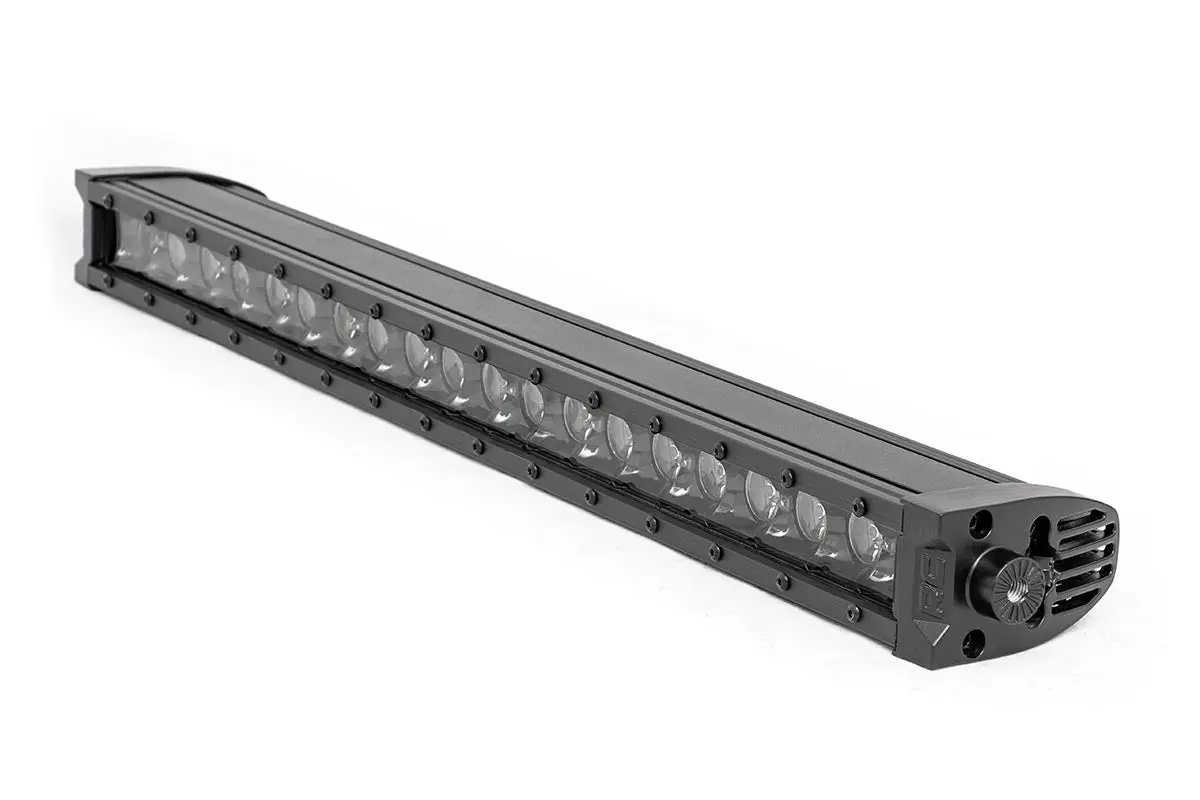 20 Inch Black Series Led Light Bar - Single Row - Cool White Drl 1