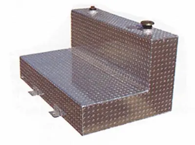 75 Gal Cap L-Shape 48X27x24 Alum W/Lockable Cap 1