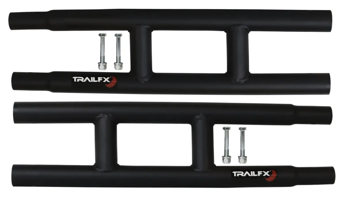 Trail Fx Ladder Rack 27 Inch Extension Powder Coated Black Steel 1