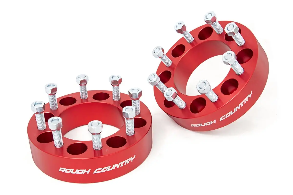 2 Inch Wheel Spacers - 8X6.5 - Red - Ram 2500/3500 4Wd (2010-2011) 1