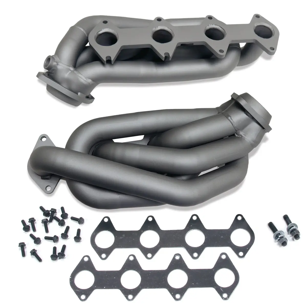 2005-2010 Mustang Gt 1-5/8 Shorty Tuned Length Headers (Titanium Ceramic) 1