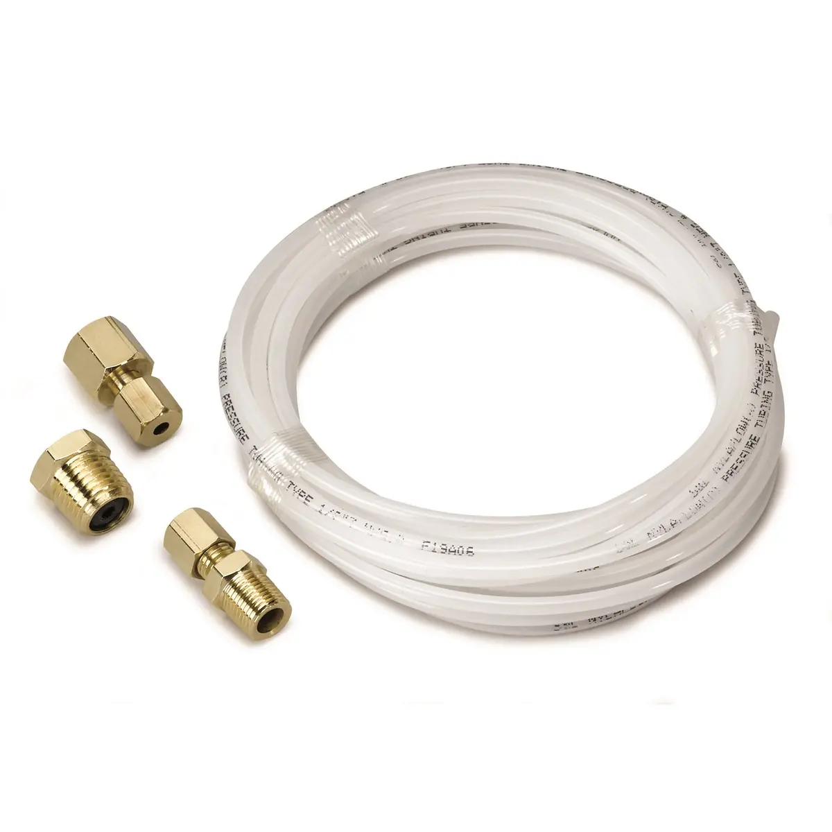 Tubing, Nylon, 1/8", 12Ft. Length, Incl. 1/8" Nptf Brass Compression Fittings 1