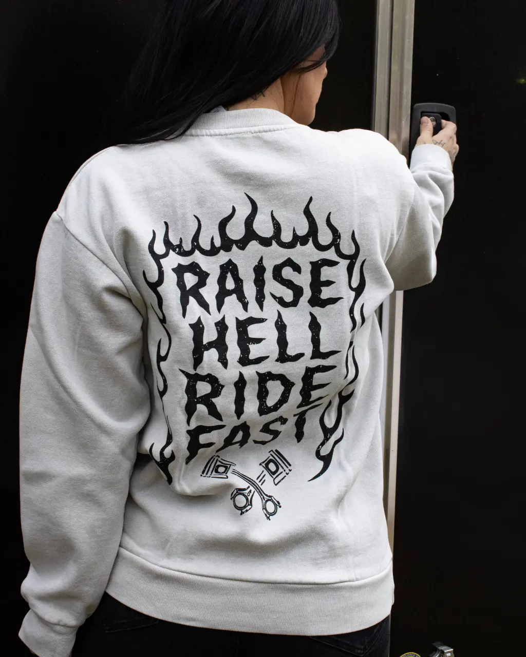 Raise Hell Heavyweight Crew Sweatshirt 1