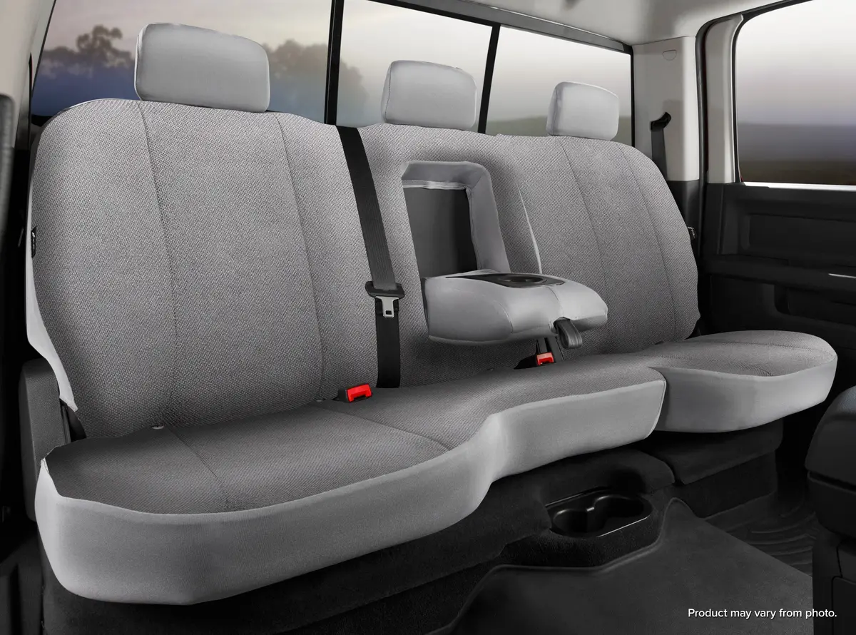 Tr40 Series - Wrangler Saddleblanket Custom Fit Rear Seat Cover - Solid Gray 1