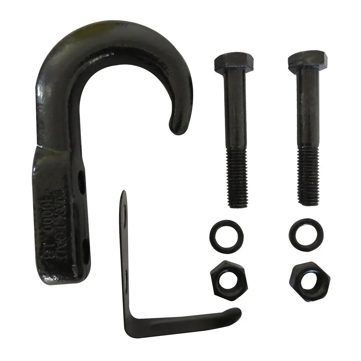 Functional/ 10000 Lb Cap Universal Black Forged Steel Single W/Mounting Hardware 1