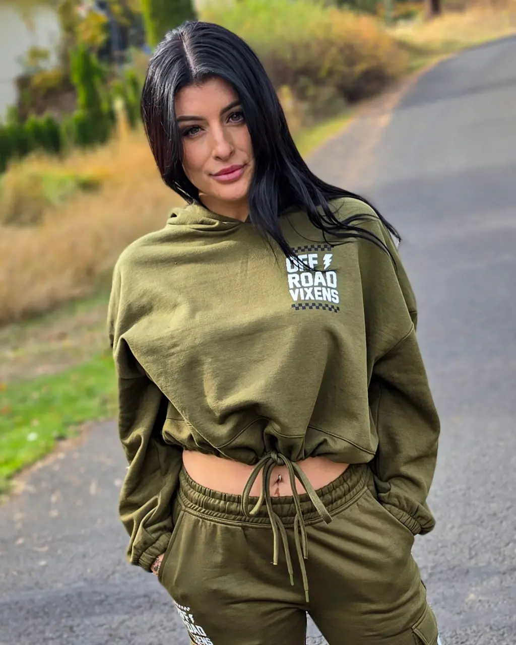 Obsessed Oversized Cropped Hoodie 1