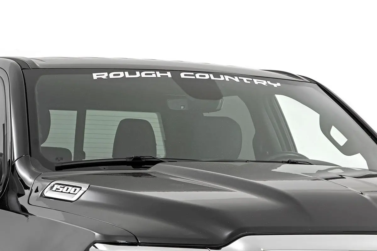 Rough Country Decal - 2 Inch X 27 Inch - White 1