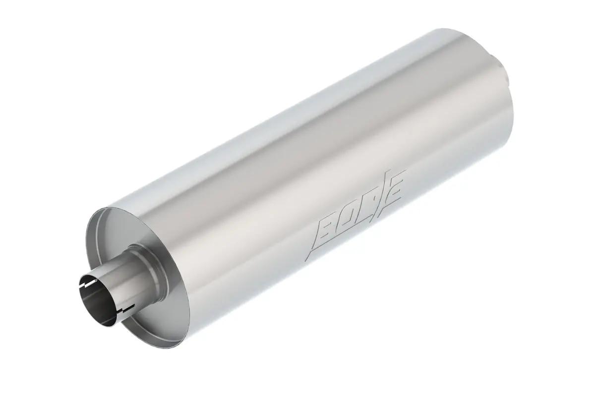 Specialty Muffler - Straight Flow Notched Neck Muffler 1