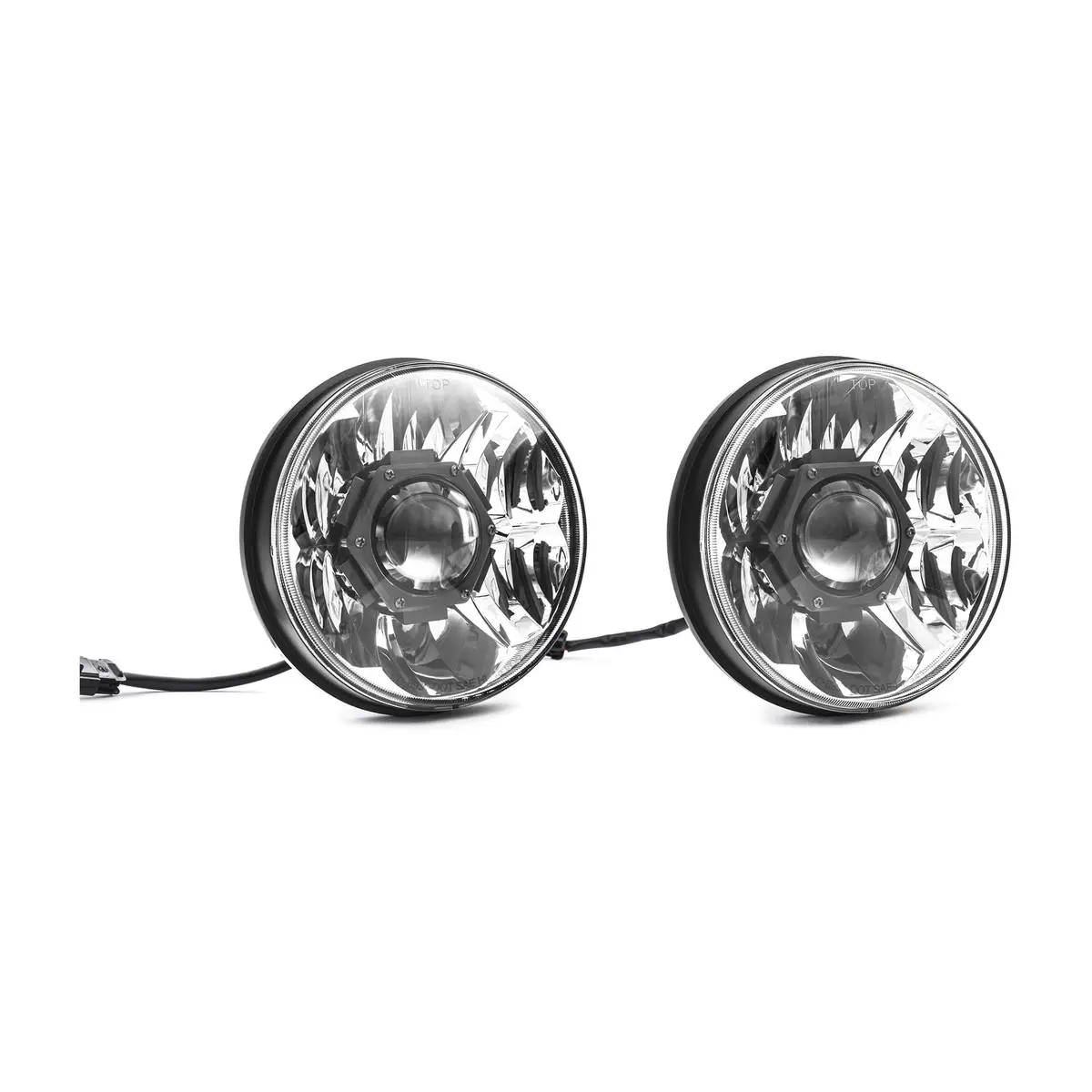 Kc Headlights Gravity Led 7In 2-Light 2018-2024 Jeep Wrangler Jl Gladiator Jt 1