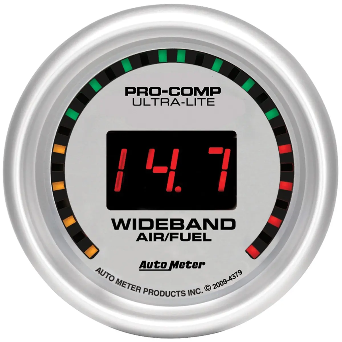 Gauge, Air/Fuel Ratio-Wideband, Street, 2 1/16", 10:1-17:1, Digital, Ultra-Lite 1