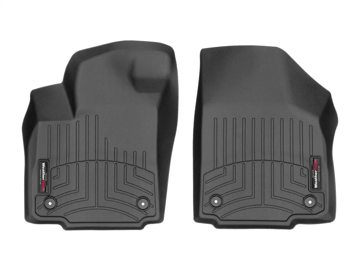 Floorliner™ Digitalfit®; Black; Front; Over The Hump; 1
