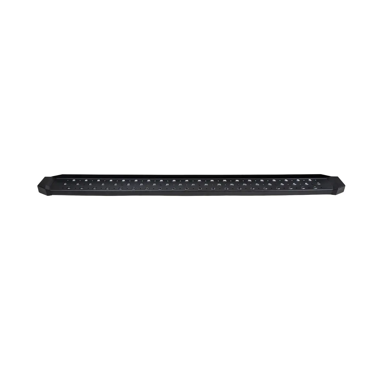 Powder Coated Black Steel Unlighted Rocker Panel Mount W/O Logo 300 Lb Cap 1