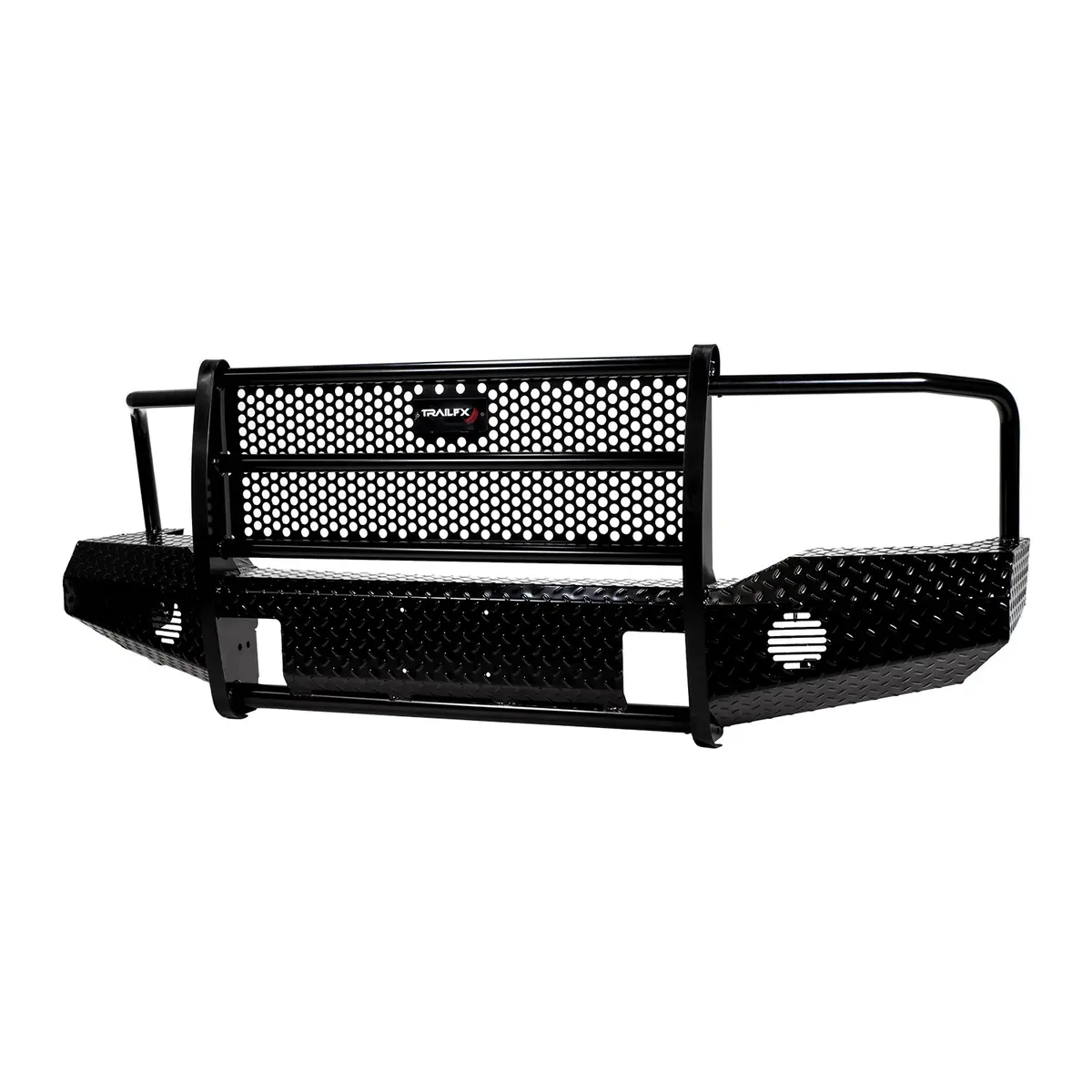 1 Pc Direct Fit W/Grille Guard And Grille Mesh W/O Win Mount Black Steel 1