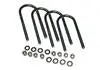 U-Bolt 4 Pack - 5/8 X 3 3/8 X 11 - Round W/ Hardware 1
