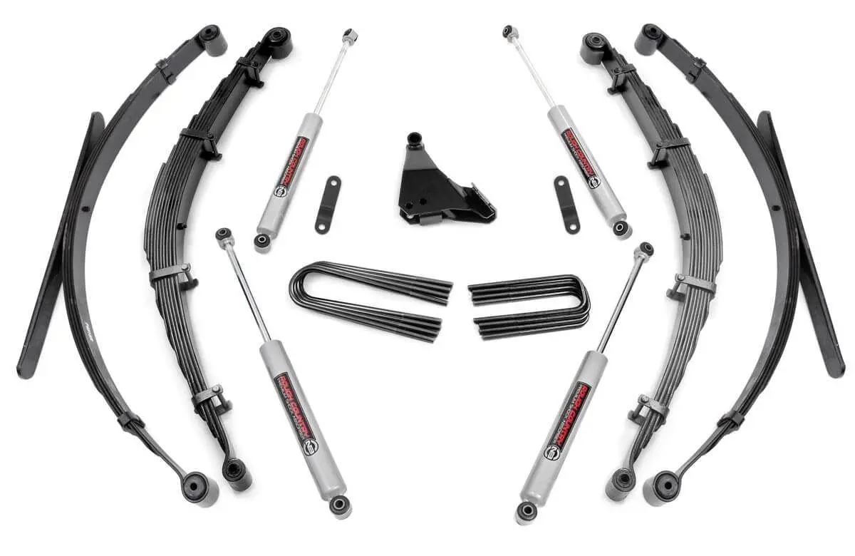 4 Inch Lift Kit - Rear Springs - Ford F-250/F-350 Super Duty 4Wd (1999-2004) 1