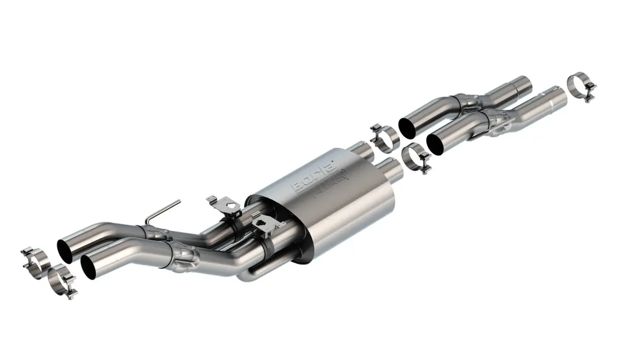 Mid-Section Exhaust System W/ Muffler & Mid-Pipe - Atak® 1