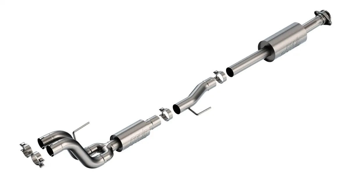 Mid-Section Exhaust System W/ Muffler & Mid-Pipe - S-Type 1