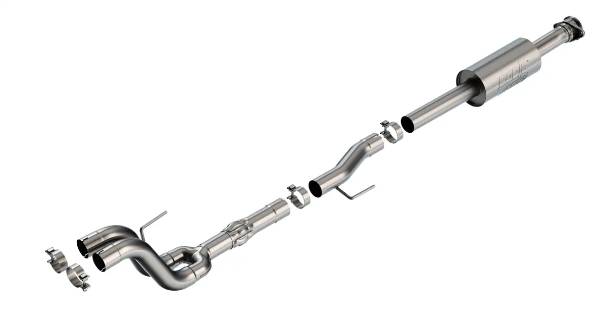 Mid-Section Exhaust System W/ Muffler & Mid-Pipe - Atak® 1