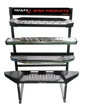 Display Rack With 4 Rb Series Running Boards 1
