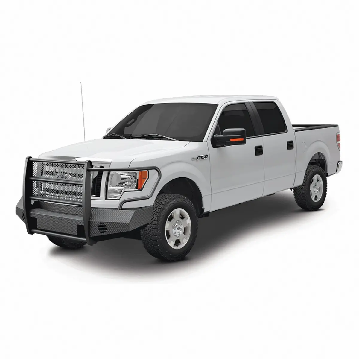 1 Pc Direct Fit W/Grille Grd And Grille Mesh Black Steel 1