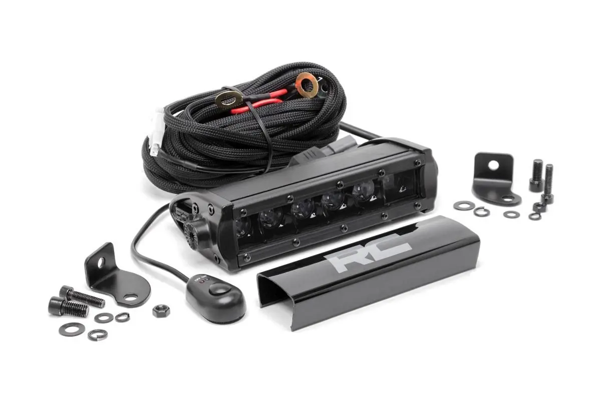 6 Inch Black Series Led Light Bar - Single Row 1