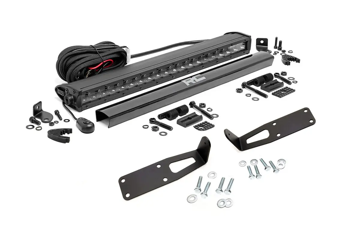 Led Light Kit - Bumper Mount - 20" Black Single Row - Ram 2500/3500 (10-18) 1