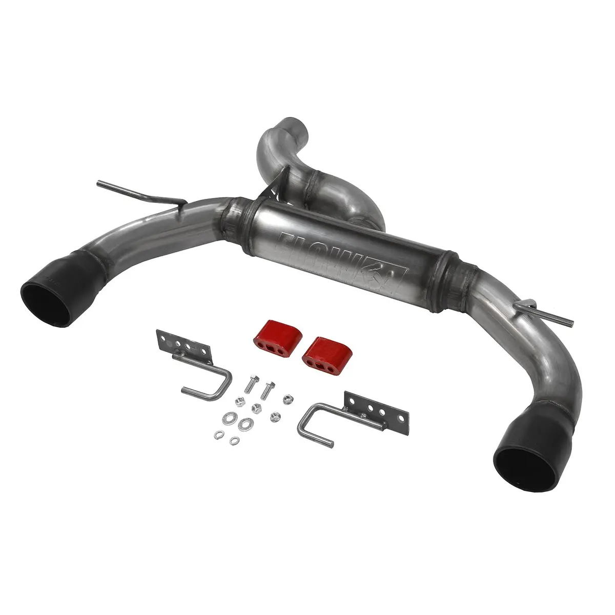 Fits 2021-2025 Ford Bronco 2.3L/2.7L, Flow Fx Axle-Back, Dual Exit 1