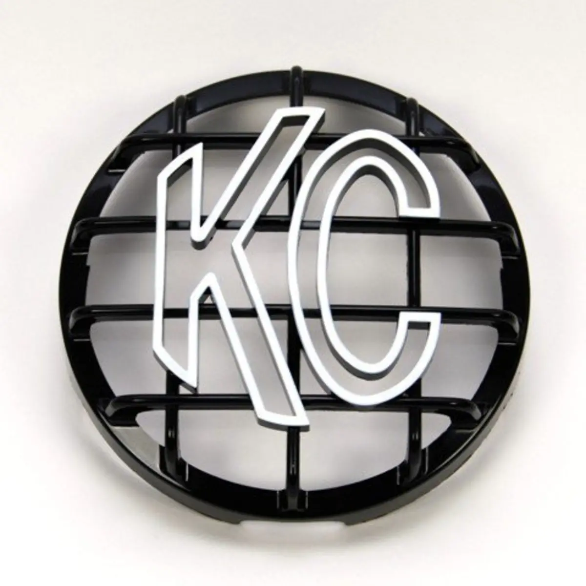 Kc Stone Guard 6In Abs Plastic Black White Ea 1
