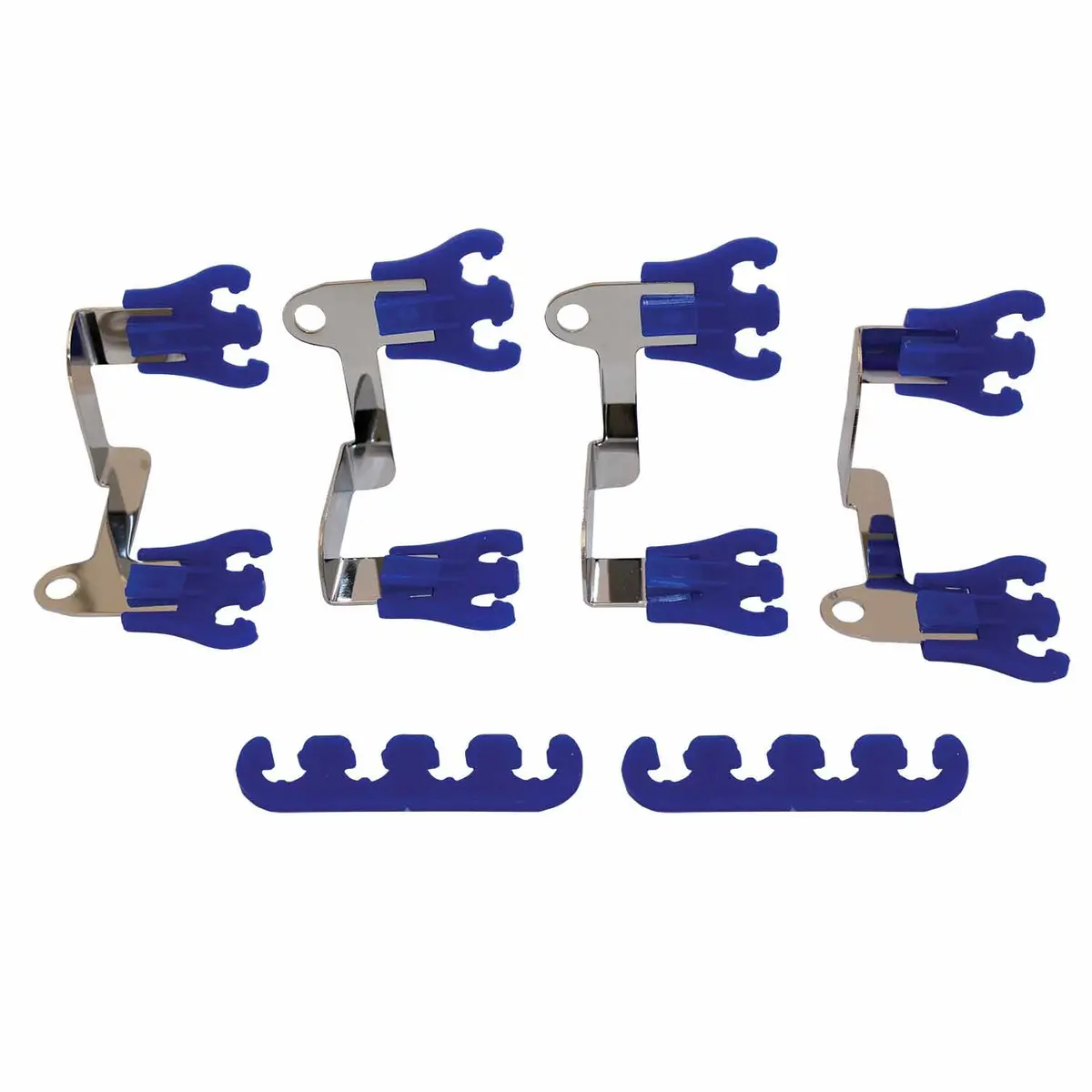 7-9 Mm Spark Plug Wire 2 Right And 2 Left Side Brackets With 2-Hole Looms/ Two 4 1